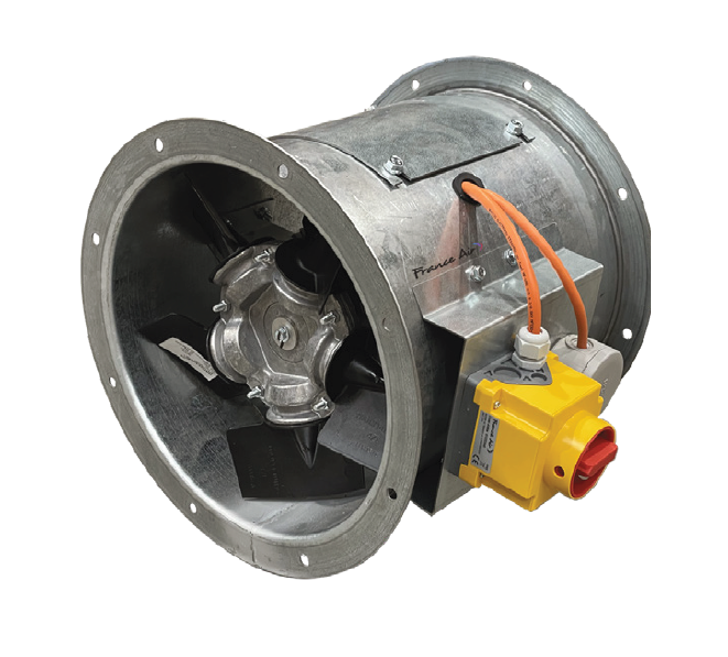 Robust designs for extraction or blowing of clean, gaseous, or slightly dusty air