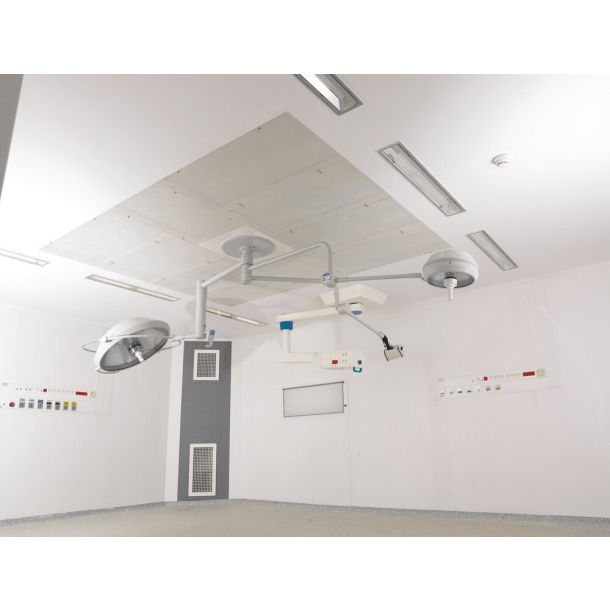 High-performance unidirectional flow ceiling systems